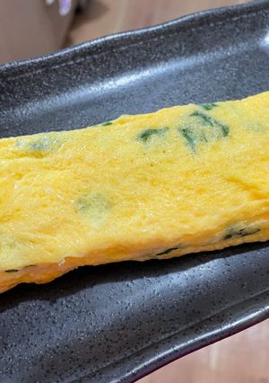 大葉の甘い卵焼き-レシピのメイン写真
