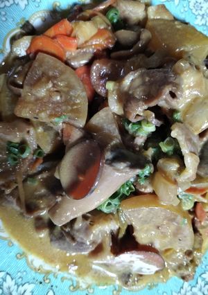 厨房ばあばぁ!豚肉.大根のオイマヨ-レシピのメイン写真