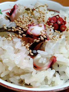 おつまみ昆布入りの『簡単』たこ飯-レシピのメイン写真
