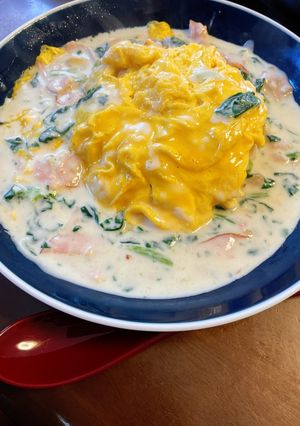 冷食で超簡単♪クリームソースオムライス-レシピのメイン写真