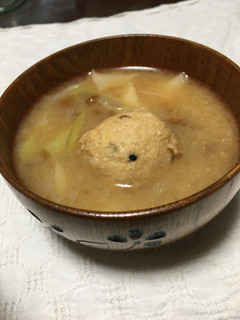 餃子の皮のお味噌汁-レシピのメイン写真
