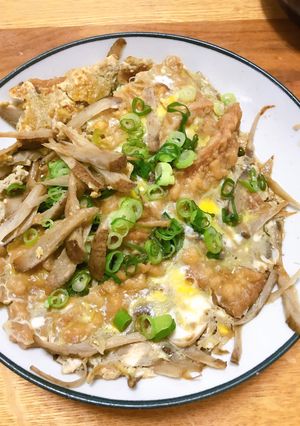 イカ天とごぼうの柳川風-レシピのメイン写真