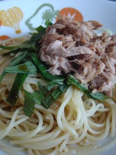 ツナと大葉の和風パスタ-レシピのメイン写真
