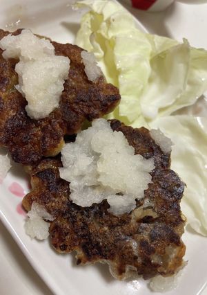簡単！冷凍肉団子で山芋和風ハンバーグ-レシピのメイン写真