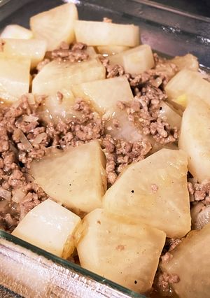 ジャンキーな大根そぼろ煮-レシピのメイン写真