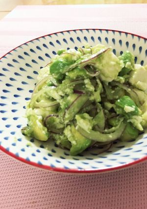 豆腐とアボカドのナムル風和え物-レシピのメイン写真