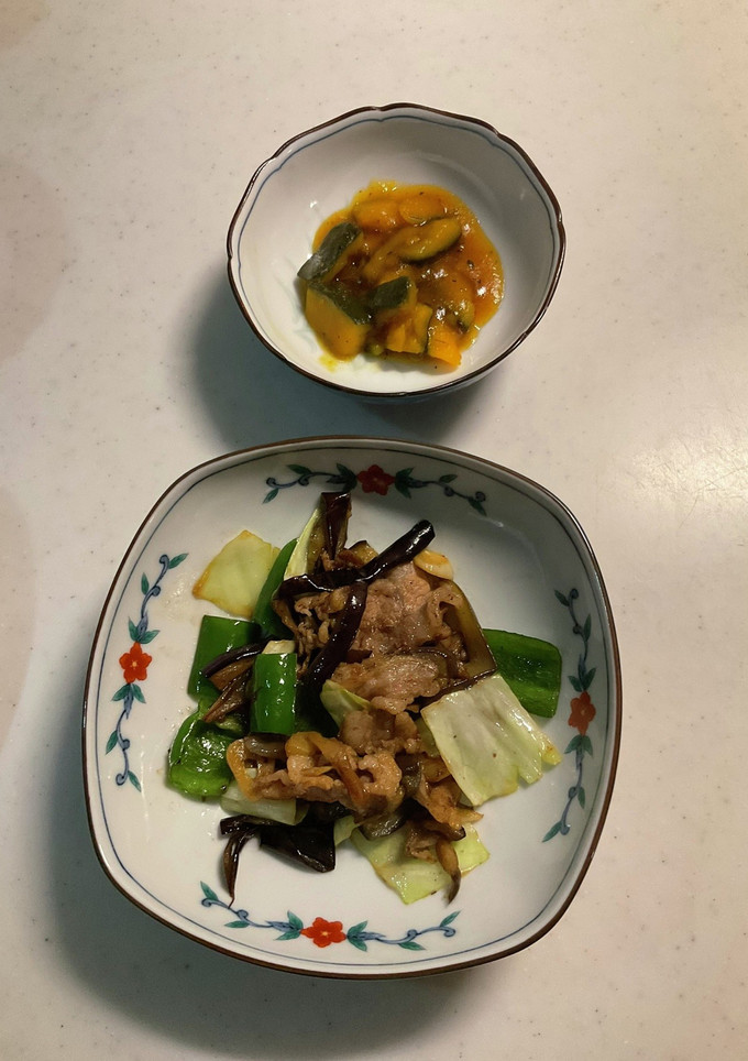 豚肉野菜炒め、南瓜のとろみ-レシピのメイン写真