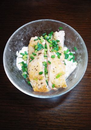 簡単☆冷やしチキンと豆腐のポン酢サラダ-レシピのメイン写真