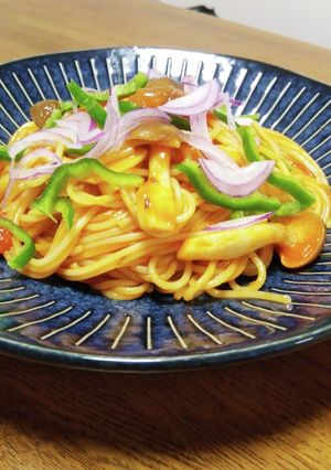 しめじのナポリタン-レシピのメイン写真