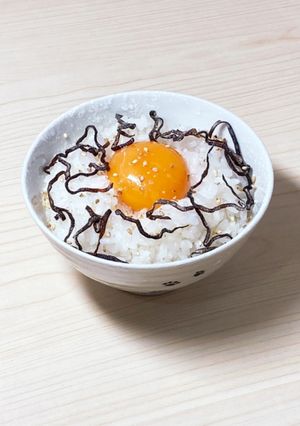 塩昆布入り✨卵かけご飯-レシピのメイン写真