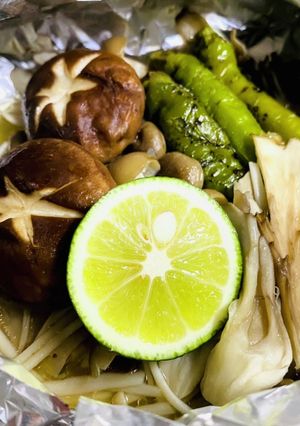 【季節を感じる・きのこのホイル焼き】-レシピのメイン写真