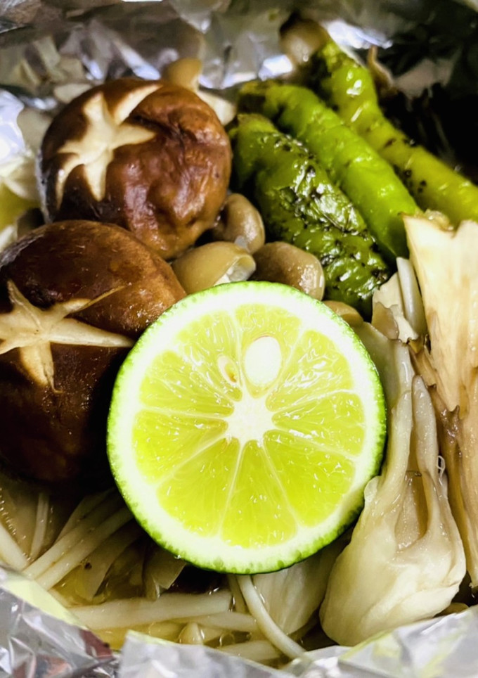 【季節を感じる・きのこのホイル焼き】-レシピのメイン写真