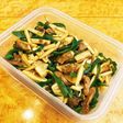 大豆ミートの青椒肉絲(まるでお肉!!)
