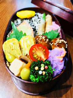 アスパラの肉巻きわっぱ弁当♡-レシピのメイン写真