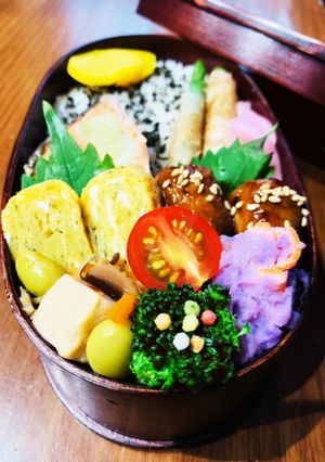 アスパラの肉巻きわっぱ弁当♡-レシピのメイン写真