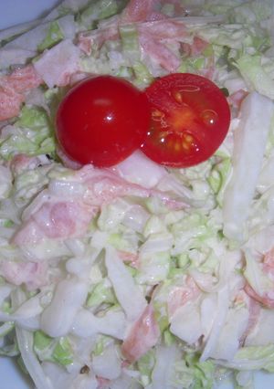 白菜とサーモンサラダ-レシピのメイン写真