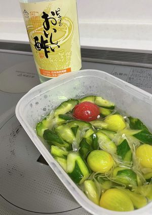 トマトとキュウリのマリネ-レシピのメイン写真