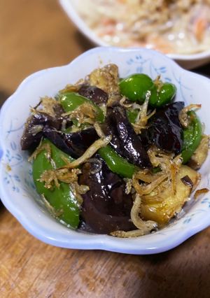 茄子とピーマンの油炒め-レシピのメイン写真