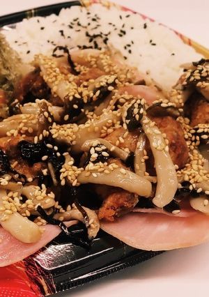 «“しめじごま昆布煮”おんざハムサラダ»-レシピのメイン写真