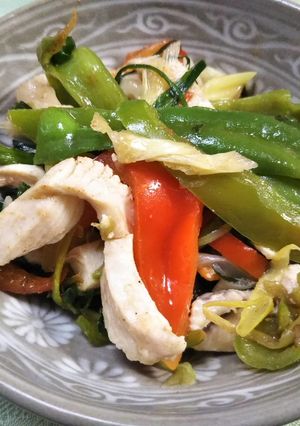青椒鶏絲-レシピのメイン写真