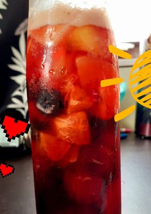 ノンアルコールでサングリア風-レシピのメイン写真