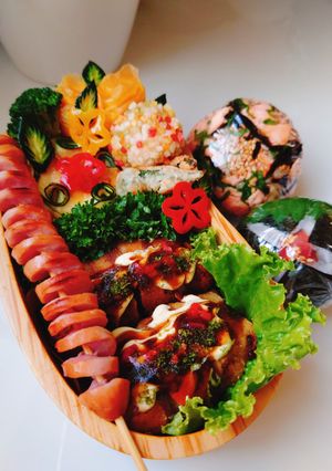 女子学生のお弁当(2022.9.14)-レシピのメイン写真