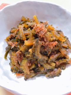 ゴーヤ(にがうり)の佃煮!ご飯がすすむ!-レシピのメイン写真