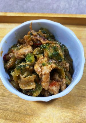 ゴーヤと豚肉の味噌佃煮-レシピのメイン写真