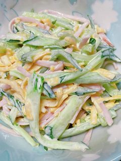 冷やし中華の具材サラダ-レシピのメイン写真