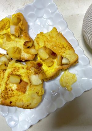 りんごジャムのシナモンフレンチトースト♪-レシピのメイン写真