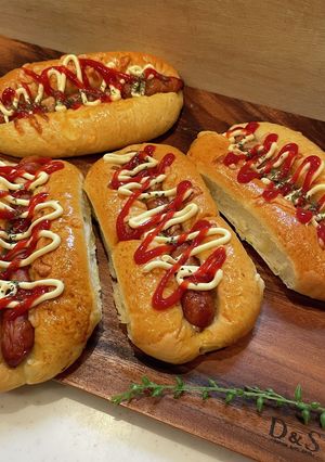 ホットドック風ロングソーセージパン-レシピのメイン写真