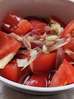 トマトとみょうがのサラダ-レシピのメイン写真