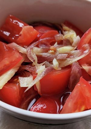 トマトとみょうがのサラダ-レシピのメイン写真