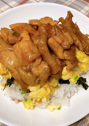 たまごと一緒に♪照り焼きチキン丼-レシピのメイン写真
