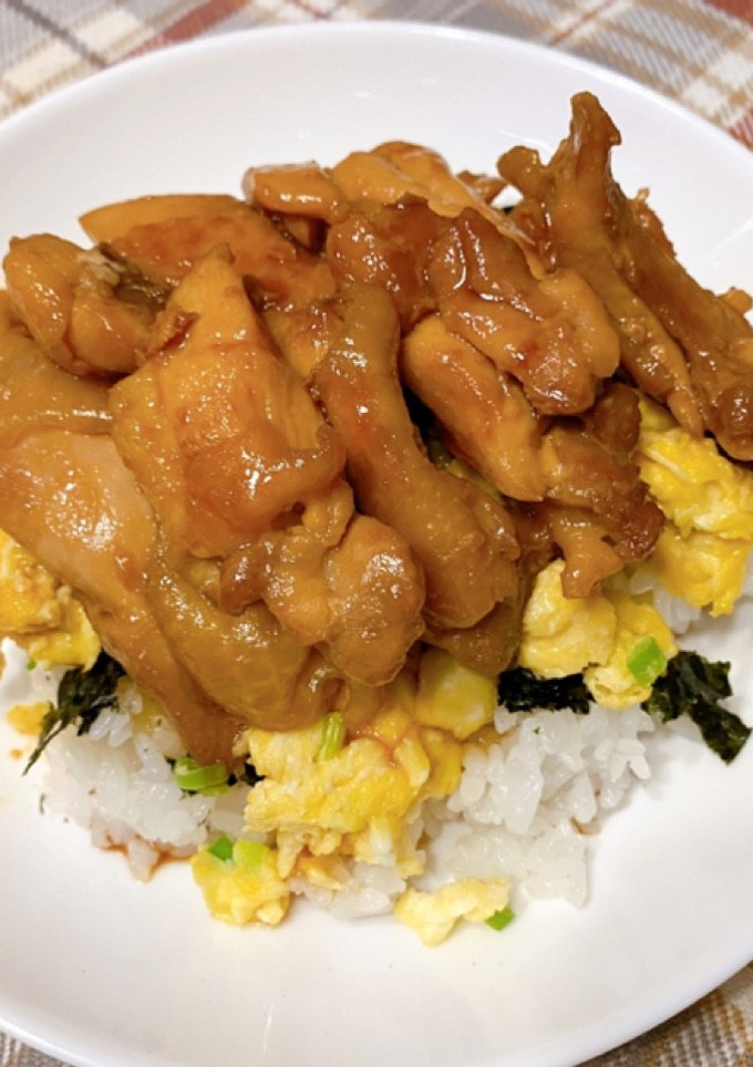 たまごと一緒に♪照り焼きチキン丼-レシピのメイン写真