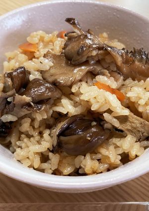 舞茸の炊き込みご飯♡-レシピのメイン写真