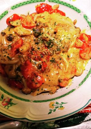 手羽先とミニトマトのクリーム煮-レシピのメイン写真
