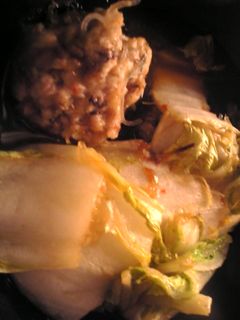 鯛のアラ煮団子と白菜の炒め物-レシピのメイン写真