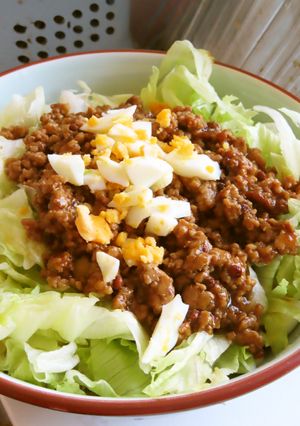 私の台湾料理イメージで作った台湾まぜそば-レシピのメイン写真