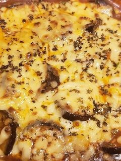 ぱぱっと茄子のミートグラタン-レシピのメイン写真