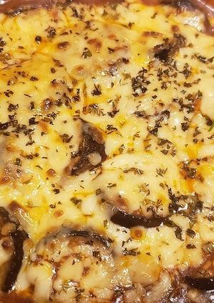 ぱぱっと茄子のミートグラタン-レシピのメイン写真
