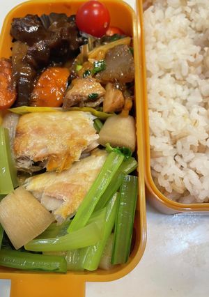 塩サバと常備菜弁当-レシピのメイン写真