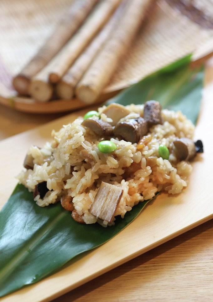 ごぼうと鶏肉の中華おこわ-レシピのメイン写真