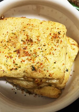 納豆入り油揚げ焼き＃納豆アレンジ-レシピのメイン写真