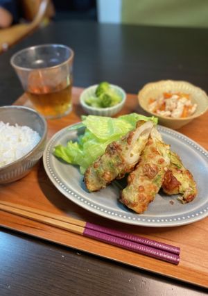 ポテサラちくわの磯辺揚げ-レシピのメイン写真