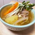 牛すじとキムチのごろっと野菜スープ
