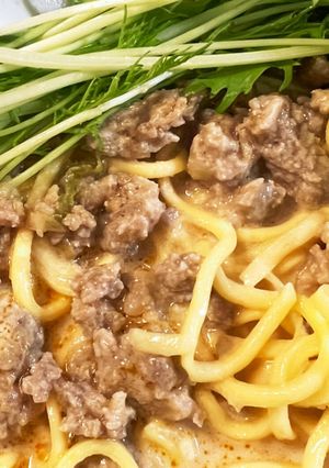ねりごまで坦々麺のスープ-レシピのメイン写真