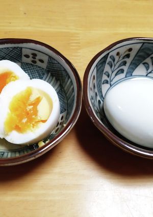 ゆで卵〜半熟からかためまで〜-レシピのメイン写真