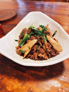 ご飯が進む☆牛肉とごぼうの甘辛炒め☆-レシピのメイン写真