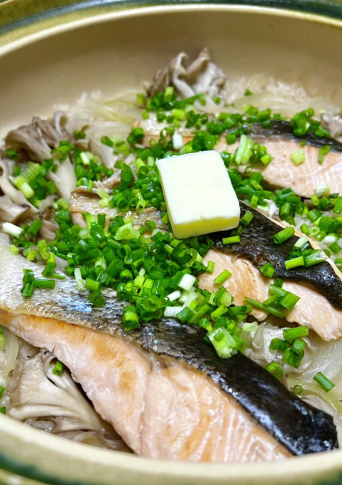 ほっこり秋鮭と舞茸の炊き込みご飯-レシピのメイン写真